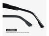 Blue Red Square Sunglasses  Fashion Women's Vintage Shades