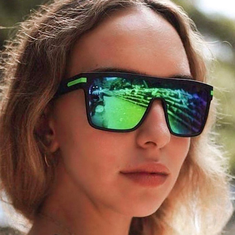 Fashion Polarized Sunglasses For Men Square Oversized Anti Glare Drive –  Jollynova