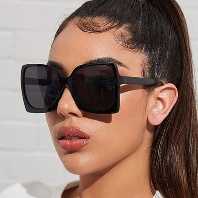 Classic Oversized Sunglasses Women Fashion Square Vintage Sunglass Vintage