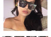 Sunglasses Men Oversized Square Men Sun Glasses Retro Eyewear Men Designer Sunglasses Vintage Gafas De Sol Mujer