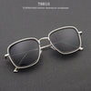 Classic Steampunk Sunglasses Fashion Men Women Brand Designer Vintage Square Metal Frame Sun Glasses High Quality