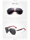 Men's Vintage Square Sunglasses Polarized UV400 Lens Eyewear Accessories Male Sun Glasses For Men