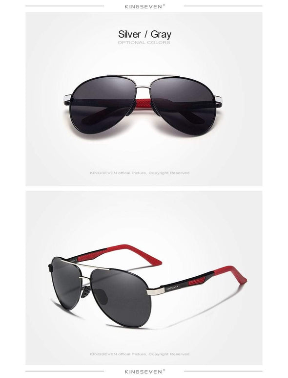 Men's Vintage Square Sunglasses Polarized UV400 Lens Eyewear Accessories Male Sun Glasses For Men