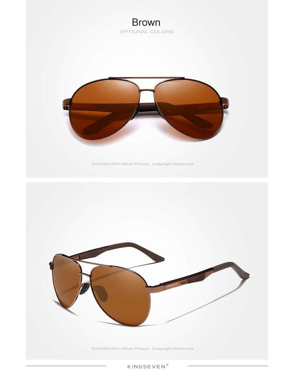Men's Vintage Square Sunglasses Polarized UV400 Lens Eyewear Accessories Male Sun Glasses For Men