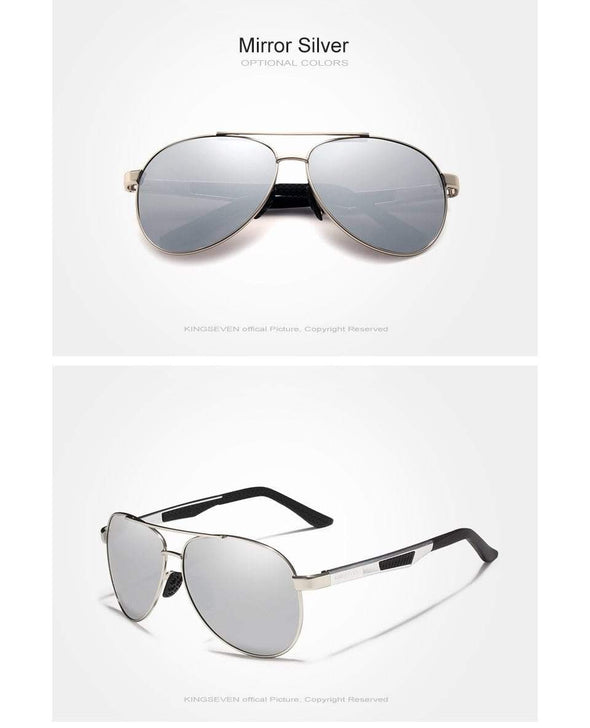 Men's Vintage Square Sunglasses Polarized UV400 Lens Eyewear Accessories Male Sun Glasses For Men