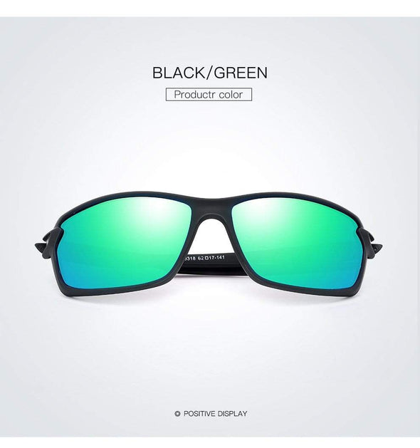 New AORON Men /women Polarized Sunglasses Classic Sports Driving Sun Glasses TR Frame Mirror Lens UV400 Link Clear Shades