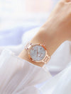 2022 Famous Brand Unique Stainless Steel Waterproof Gold Wrist Watches (with a ins Bracelet as gift)