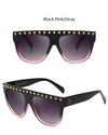 luxury Oversized diamond sunglasses Women fashion unique big frame Glasses Eyewear Clear lens Trend sunglasses lady Glasses