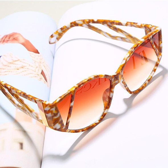 Steampunk Cat Eye Sunglasses Luxury Brand Designer Sunglasses Men Retro Vintage Sunglasses Eyewear