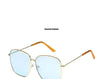 Fashion Metal Women Sunglasses Mirror Classic Large frame Retro Street Beat Glasses Travel Oculos De Sol UV400