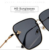 New Square Sunglasses Women Mirror Vintage Insect decoration Sun Glasses