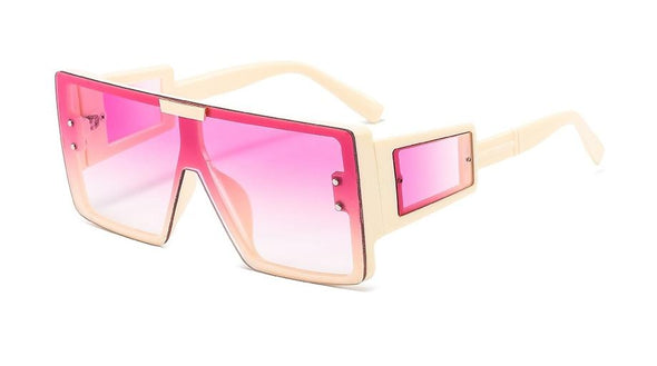 Designer Oversized Women Square Sunglasses Crystal Fashion Luxury Shades  UV400