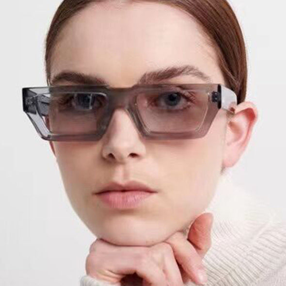 Cateye Square Sunglasses  Brand Designer Eyewear Men/Women Mirror Glasses Women Vintage Gafas