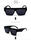 Vintage Oversized Sunglasses Women Men Luxury Rectangle Narrow Sun Glasses  Fashion Square Female Glasses Shades UV400