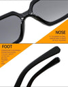 New Fashion Cat Eye Sunglasses Women Men Leopard Black Gradient Lens Metal Luxury Frame Brand Designer Square Sunglasses