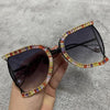 Luxury Half Frame Brand Designer Glasses Women Square Pearl Sunglasses for Female Rhinestone Oversized Eyewear Ladies