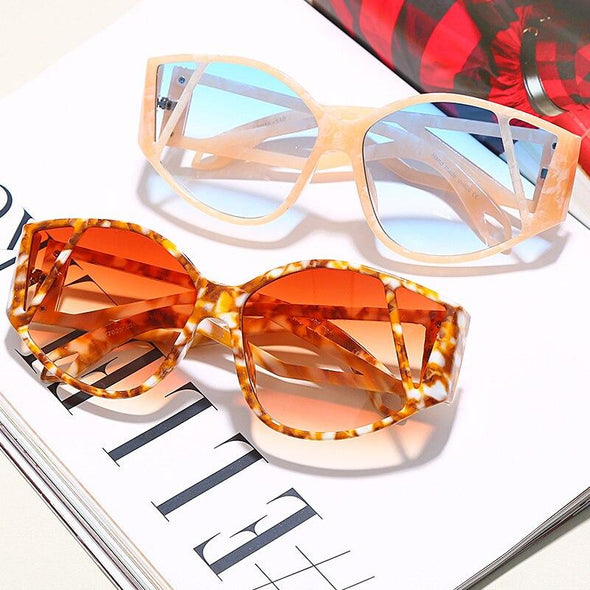 Steampunk Cat Eye Sunglasses Luxury Brand Designer Sunglasses Men Retro Vintage Sunglasses Eyewear