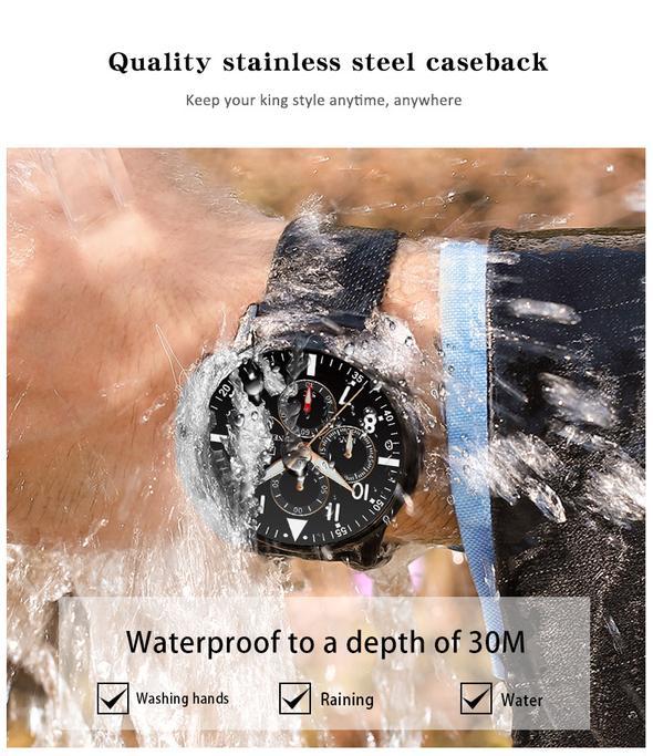 Jollynova - Chronograph Waterproof Quartz Watch