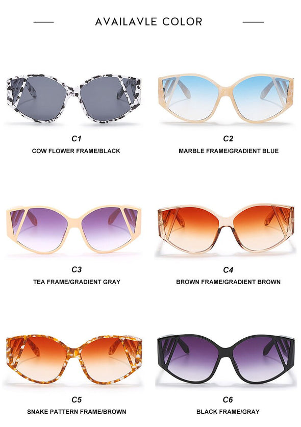Steampunk Cat Eye Sunglasses Luxury Brand Designer Sunglasses Men Retro Vintage Sunglasses Eyewear