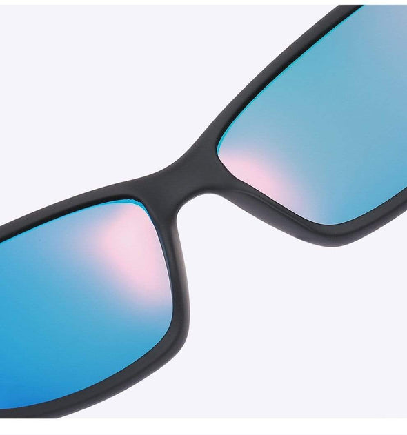 New AORON Men /women Polarized Sunglasses Classic Sports Driving Sun Glasses TR Frame Mirror Lens UV400 Link Clear Shades