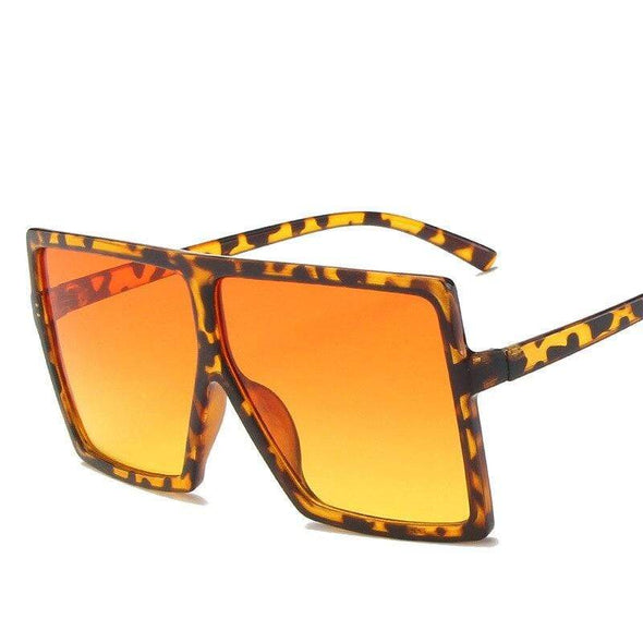 Oversized Square Sunglasses Women  Vintage Siamese Sunglasses Women Luxury Brand Sun Glasses for Men