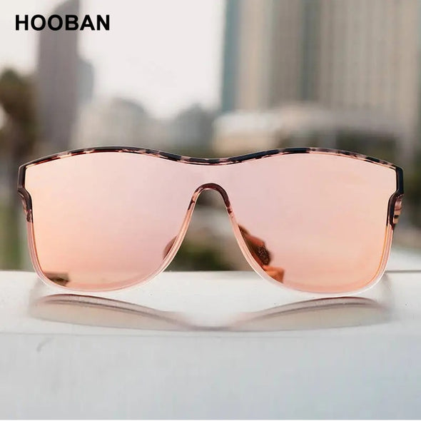 2023 New Square Polarized Sunglasses Men Women Fashion Square Male Sun Glasses Brand Design One-piece Lens Shades UV400