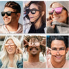 2023 New Square Polarized Sunglasses Men Women Fashion Square Male Sun Glasses Brand Design One-piece Lens Shades UV400