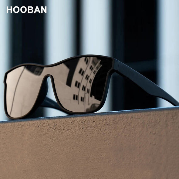 2023 New Square Polarized Sunglasses Men Women Fashion Square Male Sun Glasses Brand Design One-piece Lens Shades UV400