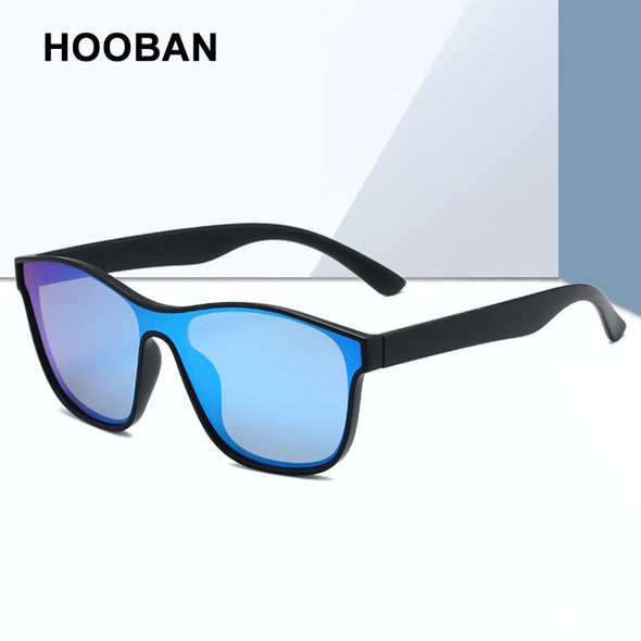 2023 New Square Polarized Sunglasses Men Women Fashion Square Male Sun Glasses Brand Design One-piece Lens Shades UV400