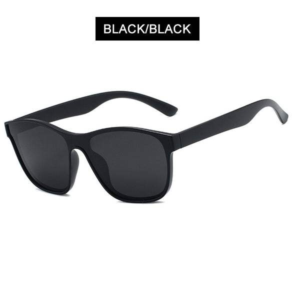 2023 New Square Polarized Sunglasses Men Women Fashion Square Male Sun Glasses Brand Design One-piece Lens Shades UV400