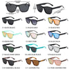 2023 New Square Polarized Sunglasses Men Women Fashion Square Male Sun Glasses Brand Design One-piece Lens Shades UV400