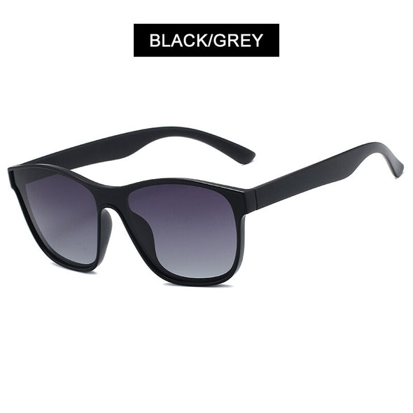 2023 New Square Polarized Sunglasses Men Women Fashion Square Male Sun Glasses Brand Design One-piece Lens Shades UV400