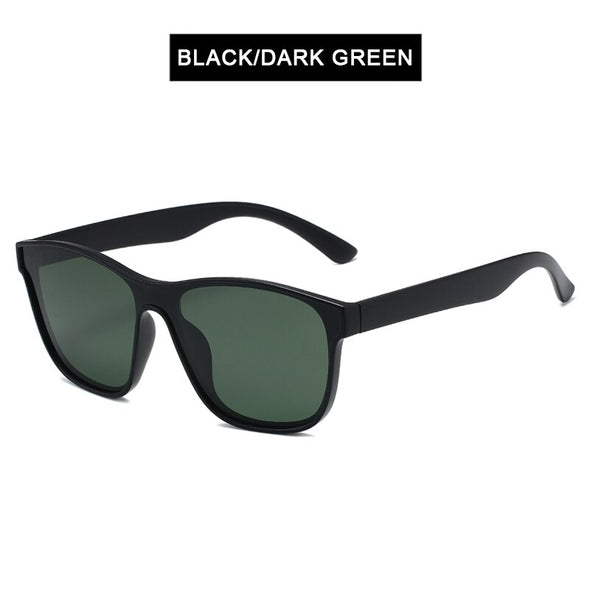 2023 New Square Polarized Sunglasses Men Women Fashion Square Male Sun Glasses Brand Design One-piece Lens Shades UV400