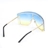 Fashion Rimless Metal Female Shades sunglasses