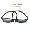 Brand Vintage Designer Polarized Sunglasses For Men Traveling Unisex TR90 Round Sun Glasses Driving Eyewear