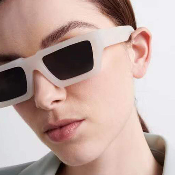 Cateye Square Sunglasses  Brand Designer Eyewear Men/Women Mirror Glasses Women Vintage Gafas