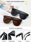 Fashion Unique Rivet Square Sunglasses Women Designer Flat Top Oversized Pink Sun Glasses