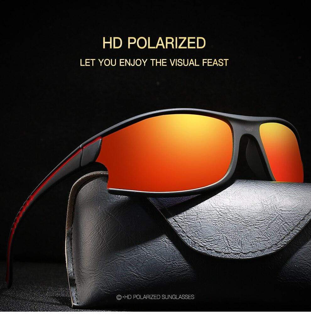 Polarized Sunglasses Vision Goggles Men's Car Driving Glasses Men Classic Design All-Fit Mirror Sunglass, 5