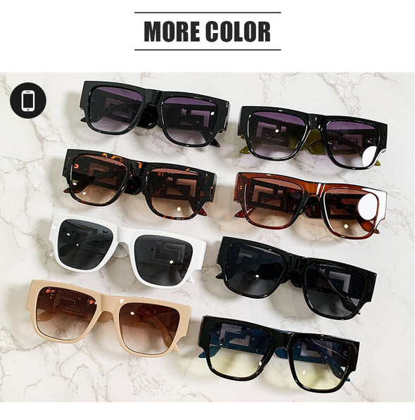 Oversized Square Sunglasses Brand Design Vintage For Women Men Fashion Classic Luxury Summer Outdoor Travel UV400