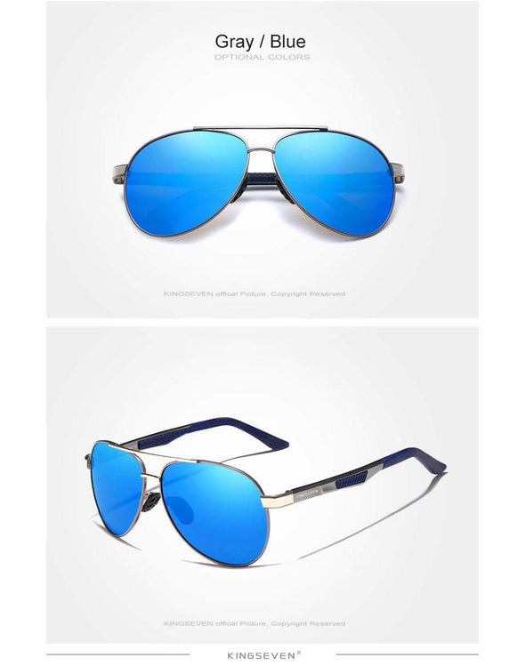 Men's Vintage Square Sunglasses Polarized UV400 Lens Eyewear Accessories Male Sun Glasses For Men