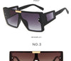 Oversized Sunglasses Women Siamese Square Women Sun Glasses Luxury Brand Designer Sunglasses For Women/Men Goggles