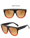 luxury Oversized diamond sunglasses Women fashion unique big frame Glasses Eyewear Clear lens Trend sunglasses lady Glasses