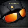 New AORON Men /women Polarized Sunglasses Classic Sports Driving Sun Glasses TR Frame Mirror Lens UV400 Link Clear Shades