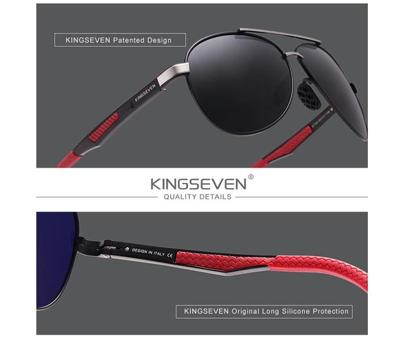 Men's Vintage Square Sunglasses Polarized UV400 Lens Eyewear Accessories Male Sun Glasses For Men