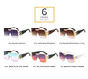 Women Luxury Sunglasses Oversized One Lens Fashion Shades UV400 Vintage Glasses