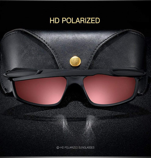 New AORON Men /women Polarized Sunglasses Classic Sports Driving Sun Glasses TR Frame Mirror Lens UV400 Link Clear Shades