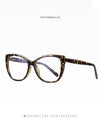 Women's Eyeglasses  Transparent Square Computer Glasses Frame Anti Blue Light Female Eyeglass Sexy Leopard