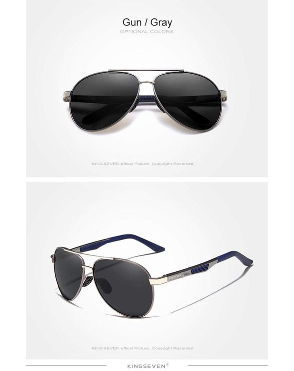 Men's Vintage Square Sunglasses Polarized UV400 Lens Eyewear Accessories Male Sun Glasses For Men
