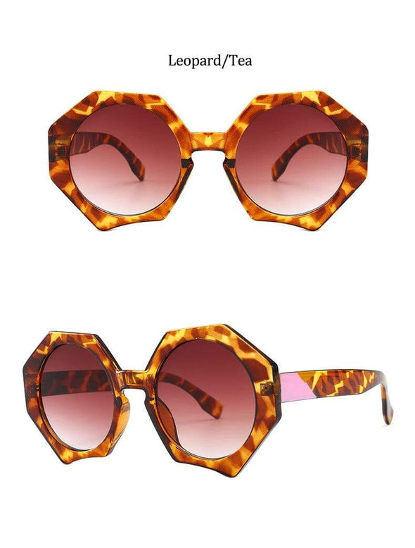 Luxury Brand Glasses Woman Fashion Oversized Sexy Ladies Leopard Cat Eye Glasses Frames For Women Eyewear Sunglases