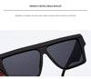 Vintage Oversized Sunglasses Women Men Luxury Rectangle Narrow Sun Glasses  Fashion Square Female Glasses Shades UV400